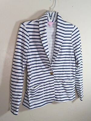 JAQUETA LISTRADA FEMININA LILLY PULITZER TAMANHO GRANDE  - Imagem 1 de 4