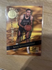 1994 Signature Rookies Gold Standard Dave Debusschere Auto 1031 of 2500 Knicks