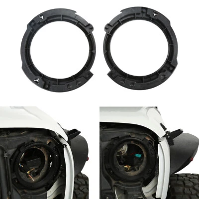 7" inch Headlight Replacement Mount Bracket Ring for Jeep Wrangler JK 2007-2018 Foto 1 de 4