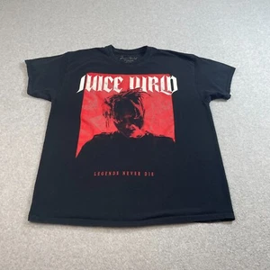 Juice World Shirt Men XL Black Logo Rap Hip Hop Rap Legends Never Die Streetwear - Picture 1 of 8