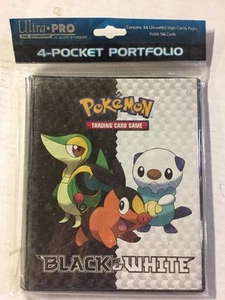 Pokemon Ultra-pro 4 Pocket Binder For BW1 Set, Holds 80 Cards TCG CCG - Picture 1 of 2