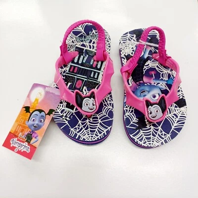 Disney Vampirina Little Girls Sandals w/Back Strap 5/6 Purple - Image 1 of 2
