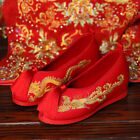 Neu chinesische Hochzeitsschuhe roter Absatz Tuchschuhe Braut Toast quasierte Schuhe