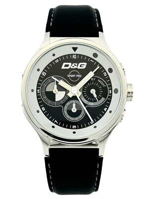 D&G Dolce & Gabbana Men's DW0211 Multifunction Sports Watch with Black Dial - Image 1 of 4