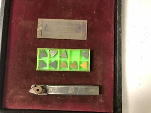 MACHINIST TOOLS LATHE MILL Carbide Insert Lathe Tool with Inserts DrZz - Picture 1 of 5