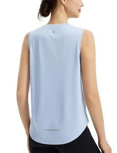 Women's Workout Tank Tops Sleeveless Loose Fit Athletic Gym Shirts Loose Fit ... - Picture 1 of 7