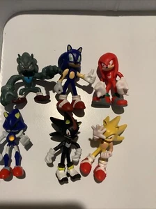 Sonic Anime The Hedgehog Toys - Confezione da 6 Personaggi Sonic -Sonic Toys,Sonic... - Foto 1 di 7