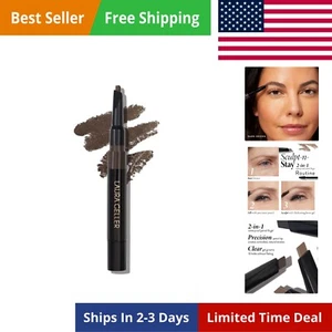 Effortless Brow Perfection - Sculpt-n-Stay Waterproof Pencil & Gel in Dark Brown - Picture 1 of 10