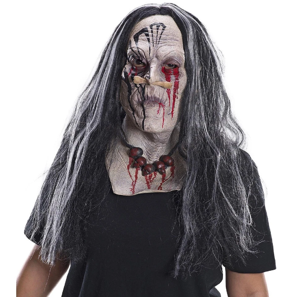 Unholy Evil Latex Mask Illusions Fancy Dress Halloween Adult Costume Accessory - Image 1 of 1