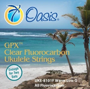 Oasis GPX Fluorocarbon Ukulele Strings Warm Low G, All Fluorocarbon - Uke-8101F - Picture 1 of 1