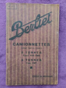 Automobilia : Catalogue publicitaire accéssoires de camionnettes Berliet 1929 - Imagen 1 de 9