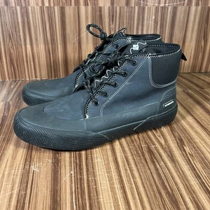 Sperry Shoes Mens Size 10.5 Black High Top Waterproof Rubber Sole STS24427 Boots - Picture 1 of 13