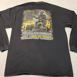 Vintage 1998 Army vs Navy T-Shirt Men's XL Black Long Sleeve Tee Beat Navy - Picture 1 of 5