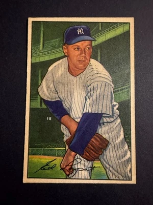 1952 Bowman #17 Ed Lopat New York Yankees Good - Image 1 of 2