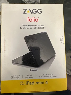 ZAGG Folio Case with Wireless Keyboard for iPad mini 4 - Image 1 of 4