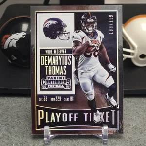 2015 Panini Contenders Playoff Ticket #3 Demaryius Thomas #D /199 Denver Broncos - Bild 1 von 2