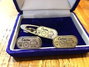 Unikat Cartier Manschettenknöpfe Krawattennadel Gas Feuerzeug Motiv ✅ - Bild 1 von 7