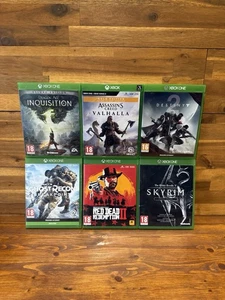 Paquete de juegos Xbox One x6 Red Dead Redemption, Assassin’s Creed, Skyrim usado - Imagen 1 de 17