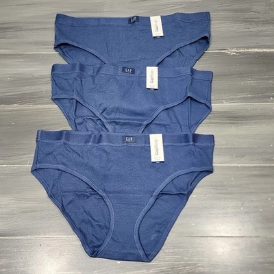 Calcinha GapBody algodão costela hipster azul tamanho grande - Imagem 1 de 4