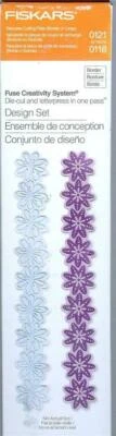 Fiskars Fuse Creativity System Design Set 0121 0118 Border Die Letterpress - Image 1 of 2