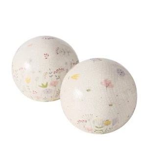ANGEBOT 2x Dekokugel Florina Steingut Ø12cm BOLTZE UVP 22,99€ Kugel Haus Garten# - Bild 1 von 1