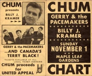 CHUM CHARTS: CHUM HIT PARADE WEEK OF OCTOBER 12 1964 REF: VIET121064 - Picture 1 of 2