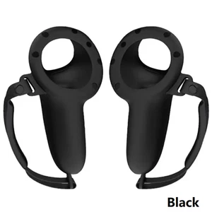 Black Silicone Controller Grip Protective Cover For Meta Quest 3 Handle fff - Picture 1 of 8