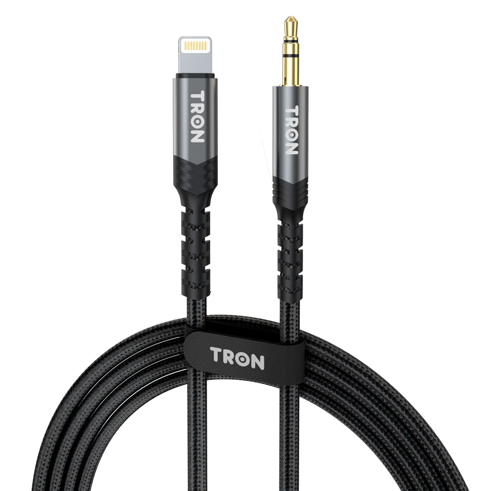 Audio Aux to USB C & L & Aux   3.5mm  , Jack  Braided Cable   5FT - Image 1 of 1