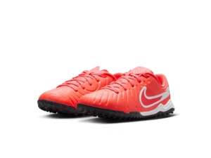 Nike Jr Tiempo Legend 10 Academy Turf - Hot Lava/White - Picture 1 of 10