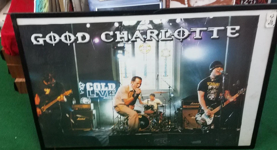 GOOD CHARLOTTE POSTER NEW  2003 RARE VINTAGE COLLECTIBLE OOP LIVE   - Image 1 of 1