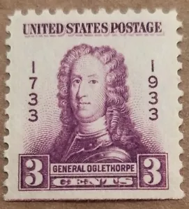 Scott 726 1933 3 centesimi francobollo Stati Uniti come nuovo NH OG - Foto 1 di 2