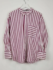 Sportsgirl Shirt Womens Striped Size 12 Business - Picture 1 of 6