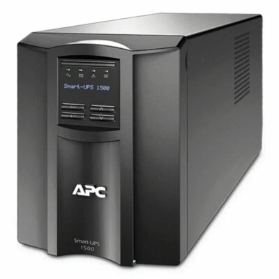 APC SMT1500i tower (Black) with LCD screen --brand new batteries-- 12m RTB wty. - Image 1 of 4