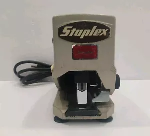 Cucitrice elettrica vintage Staplex resistente modello SJM-1-3 - funzionante - Foto 1 di 7