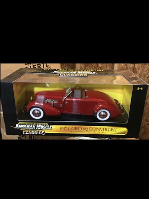 1937 Cord 812  Maroon 1:18 Ertl American Muscle 32158 - Image 1 of 3