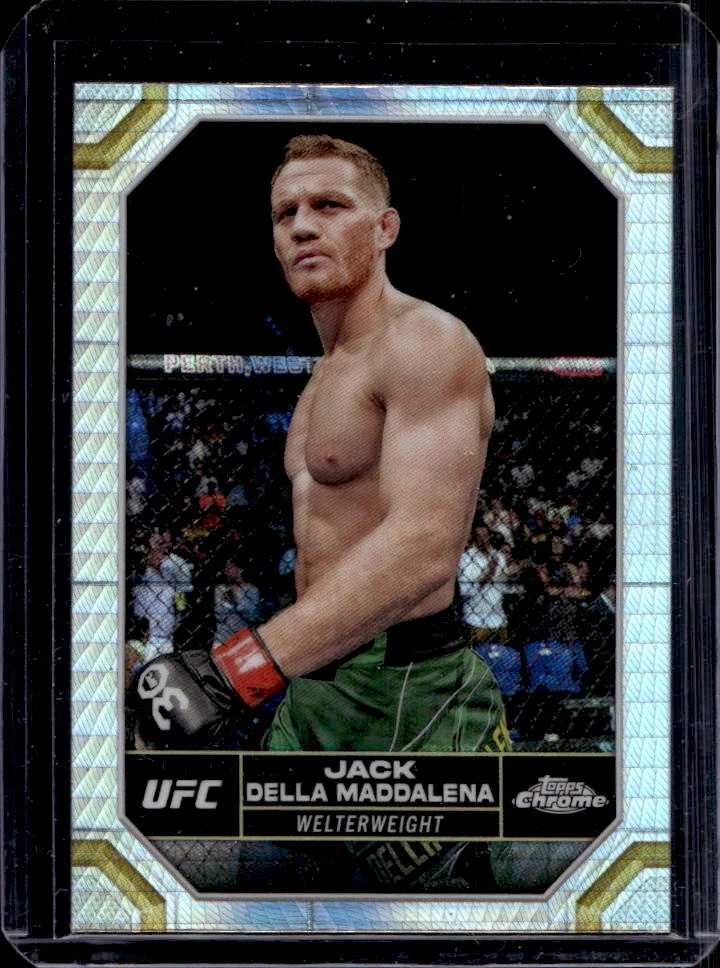 2024 Topps Chrome UFC Jack Della Maddalena Prism Refractor Parallel #82
