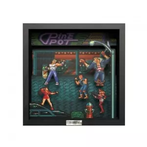 Pixel Frames Sega Streets of Range 9x9 Inches Shadow Box Art - Picture 1 of 10