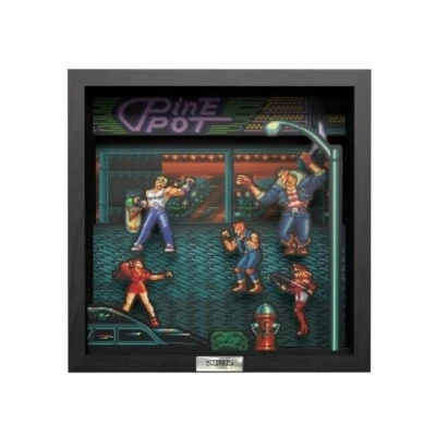 Pixel Frames Sega Streets of Range 9x9 Inches Shadow Box Art - Image 1 of 4