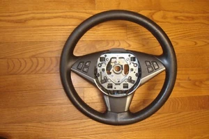 2004-2010 BMW E60 530Xi 525i 528i 535i OEM Steering Wheel Black Leather - Picture 1 of 12