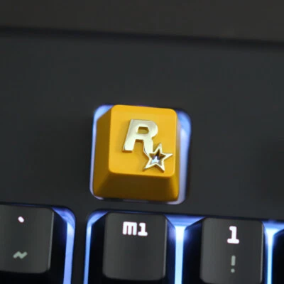 Rockstar Games Keycap Switch Metal Light Transmit Keyboard Cap for Cherry MX - Image 1 of 4