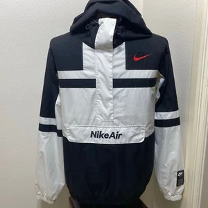 Nike Men's Black Air Half-Zip Overhead br Woven Jacket Size Large - Picture 1 of 12