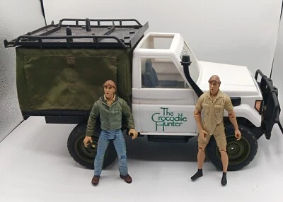 2001 Steve Irwin Crocodile Hunter Truck Remote Control Radio Shack With Figures - Image 1 of 4