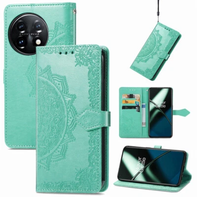 For OnePlus 12 10T 9R 8 Pro Nord N300 N20 Shockproof Leather Wallet Phone Case - Image 1 of 4