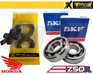 86-89 Honda TRX250R TRX 250R Main Crankshaft Bearings SKF & ProX Crank Seals Kit - Picture 1 of 24