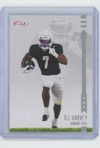 RJ Harvey Silver 2025 Sage #127 Denver Broncos RC - Picture 1 of 2