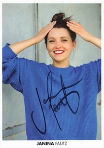 Janina Fautz UH Autogrammkarte original signiert 8590 A - Picture 1 of 1