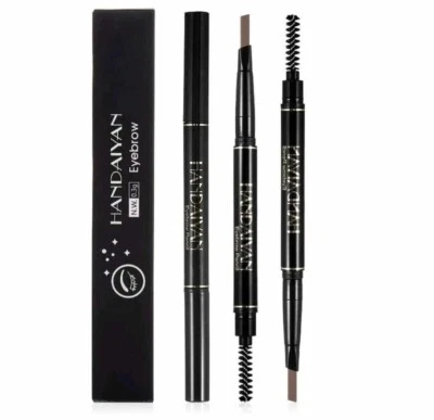 Stereo Eyebrow PENCIL & BRUSH - Fine Brow Definition Shaper Waterproof Liner UK - Image 1 of 3