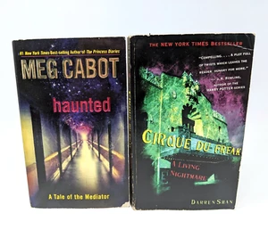 Haunted: A Tale of the Mediator and Cirque Du Freak: A Living Nightmare PB Books - Picture 1 of 8
