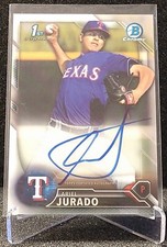 2016 Bowman Chrome Ariel Jurado 1st Bowman Auto Texas Rangers #CPA-AJ
