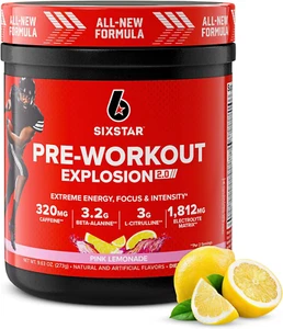 Pre-Workout Powder for Men & Women, Pink Lemonade (30 Servings) - Preworkout Exp - Picture 1 of 12